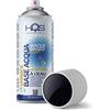 HQS High Quality Spray HQS Bomboletta di Vernice Spray 400ml Base Acqua Colori Ral (Ral 9005 Nero Lucido)