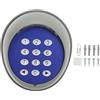 Ausla Tastiera Wireless per Cancello Automatico, Controllo Accessi Esterno con Codice Rolling Code e Pannello Digitale per Sicurezza Porta Pollaio