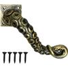 Marsrut Maniglia per porta vintage, a forma di tentacolo di polpo per interni ed esterni, decorazione per porta di casa, armadio, mobili, bronzo, marrone