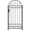 vidaXL Palo della recinzione ASSEN 200 x 88 x 14 cm Acciaio Bloccabile