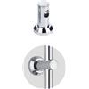 HEBEOT Supporto per soffione doccia da 22 mm Staffa per asta da parete Supporto per soffione doccia