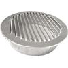 Intelmann Griglia di ventilazione in alluminio con zanzariera, 100 125 150 160 mm