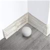 DQ-PP [DQ-PP] Battiscopa da 16 metri, 70 mm, in PVC Fresco laminato, battiscopa in plastica PVC