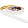 ProfiPVC Battiscopa Morbido PVC 18x18mm - 10 metro, Nastro Sigillante Autoadesivo per Cucina e Bagno, Elastico e Divisibile, con Striscia Spezzata, Montaggio Facile, Bianco