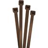 Lumonic 100 Stück Fascetta Marrone | 430 × 9,0mm | fino a 80 kg di resistenza alla trazione | Nylon PA6.6 | Codifica a colori, qualità industriale | Gestione dei cavi, industria, officina, casa