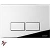MASTERBRICO Placca Valsir Tropea S Tropea 3 Winner S Cubik S Placche ORIGINALI Valsir | per cassette Wc modelli TropeaS Tropea3 WinnerS CubikS (PLACCA P3 CROMO LUCIDO)