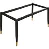 FENGSHOUU Gambe Tavolo con Ventose,Gambe del Tavolo in Metallo Moderne,Telaio da Tavolo in Acciaio,Telaio Tavolo Mobili Fai da Te,per Marmo,Vetro,Piano in Legno (90cm x 45cm x 72cm,Black Gold)
