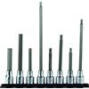 USAG 234 1/2 N/S8L - Serie di 8 chiavi a bussola 1/2 lunghe per viti con esagono incassato 02342511