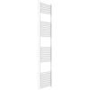 Kiamami Valentina - Scaldasalviette idraulico 40x180cm acciaio bianco