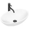 Rea - Lavabo Da Appoggio Pamela Bianco Lavabo In Ceramica 53X33 cm
