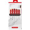 PB Swiss Tools Set di cacciaviti a croce PB 8244 | 100% Swiss Made | 6 pezzi SwissGrip cacciavite a fessura 1/2/3/4 PH 1/2, con pratico supporto da parete