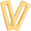 Veemoon Coperchio di Troppo Pieno per Lavabo Bagno, 2 Pezzi Oro | Cornice Decorativa in Lega di Zinco, Inserto Rettangolare per Vasche da Appoggio e Lavabi da Bagno