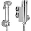 SANTPOT Miscelatore Termostatico Per Bidet Doccia Cromato A Parete Per Bagno WC Bidet Miscelatore Spray Kit Spruzzatore WC Bidet Soffione Doccia Per Animali Domestici, Bagno O Toilette