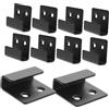WATIIFUFU 10 Pezzi Ciondolo Per Piastrelle Specchio Hardware Di Montaggio Staffe Di Montaggio Cornice Angolo Elementi Di Fissaggio Staffa A U Clip Per Specchio Cornice Clip Di Supporto