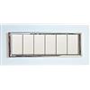 CLICLED Placca Interruttore Bianca 6 Posti Compatibile Matix Copripresa C4806 WHT
