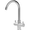 Shurity Rubinetto da cucina 3 vie Shurity Verona 3/8" (Cromo)