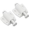 GINTON Chiusure for porte a pressione, chiusure magnetiche for porte, confezione da 2/3/4 pezzi Chiusura magnetica for apertura a pressione Magnete for cassetti bianco Chiusura a scatto for ante dell'armadio