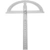 FTVOGUE Calibro del cercatore di angolo di Goniometer del goniometro acciaio inossidabile di 0-180 gradi con il righello di 15cm(150 * 200mm)