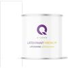 Q-COVER Voc - Vernice in lattice, lavabile, 2 l (circa 14 m²), colore Bianco neve, colore per interni, colore da parete, classe 2, colore opaco, per chi soffre di allergie, resistente all'abrasione