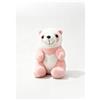 HOME ZEN HOUSEHOLD LINEN Fermaporta pavimento pesante stoffa animali bambini design moderno decorativo gatto sacco sabbia peso 0,8kg (Panda rosa)