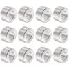 QUARKZMAN 12pz Distanziatore Alluminio 6.2mm Foro x 12mm OD x 8mm Lunghezza Boccola per Vite Finitura Semplice Distanziatore Metallo Rotondo per Viti Bulloni e Barre M6