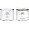 bianco Shabby CHALK PAINT Crema Antica & CERA NEUTRA Pittura Shabby Chic (500 ml) + Cera Professionale (500 ml)