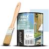 JOVIRA PINTURAS Chalk Paint - Vernice gessata all'acqua opaca + Pennello speciale per legno. Rinnovate i vostri mobili con creatività. (750 Millilitri, Blu Cielo + Pennello) C-17-K