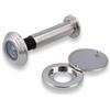 MS Beschläge Spioncino Spioncino Spioncino Spioncino Spioncino per porta, diversi colori per spessore della porta 55 mm - 80 mm (effetto acciaio inossidabile)