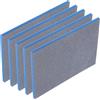 QUARKZMAN 5pz Blocco Spugna Levigante 800-1000 Grana Spugna Levigante 140mm x 114mm x 5mm Morbida Schiuma Umida Asciutta Levigatrice Blocco Carta Vetrata per Modelli Metallo Lucidatura