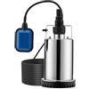 Wiltec Pompa sommersa acque nere 7500l/h 400W Elettropompa a immersione per acque reflue