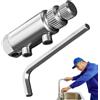 Generic Estrattore di filetti per rubinetto, strumento di rimozione del filo del tubo dell'acqua rotto, estrattore durevole per riparazione rubinetto, manutenzione idraulica, bagno, cucina, casa, fai da te e