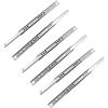 TopHomer Vogueing Tool, 1 paio di guide per cassetti, in metallo, larghezza 17 mm, con cuscinetti a sfera, per mobili con cassetti (lunghezza 400 mm)