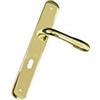 BBN MANIGLIA PER PORTA ORO LUCIDO una coppia (con placche 8/70 mm. 247x40 mm.)