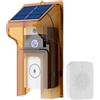SPORTARC Campanello a energia solare senza fili, ricarica solare con copertura impermeabile, citofono bidirezionale, telecamera di sicurezza wireless per visione notturna (con campanello)