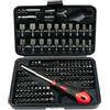 Fumasi 263102 Valigetta Assortimento, Nero/Acciaio/Rosso, 1/4, Set di 122 Pezzi
