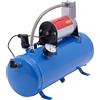 Biggittig Compressore, compressore ad aria compressa DC 12 V, caldaia da 6 l, pressione massima 150 psi, compressore d'aria per serbatoio, con tubo da 3,8 m, per pneumatici auto, motori auto, sospensioni