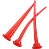 FOYTOKI Caulking Tool 3 Pezzi in Gomma Rossa, Ugelli per Calafataggio Punta Fine e Struttura Estesa per Applicazione Accurata e Finitura Precisa