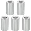 PATIKIL Distanziali in Alluminio M6, 5 Pz di Distanziali Metallici in Alluminio 6,2 Mm Id x 12 Mm Od x 20 Mm L, Distanziali in Alluminio a Vite Rotondi per Viti da 1/4 o M6