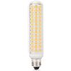 LPFWSK Lampadina LED E11, 13W Dimmerabile (equivalente alogeno 130W) 134 Perline LED 1300LM 2835SMD Lampadina a mais LED 220V per illuminazione di lampadari, Angolo del fascio 360°,Warm white,1 Pack