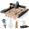 Twotrees TTC450 Pro 800W Trimmer Kit Trimmer Router CNC Router Area di lavoro CNC 460 x 460 x 80 mm per incisione, taglio MDF, acrilico, legno massello nylon