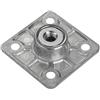 SOTECH 4 x connettore per gamba da tavolo KEA angolare 47,5 x 47,5 mm per vite filettata M8 Raccordo per gamba da tavolo Raccordo per mobili