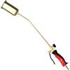 Paluplus Cannello per Saldature a Leva, lunghezza 60 cm, Bruciatore a Gas in Acciaio Zincato, Intensità di Fiamma Regolabile, Pistola per Asfalto, Guaina, per Sverniciatura, Potenza 35Kw -64L