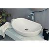 Yellowshop - Lavabo Da Appoggio Cm 60 x 41 Bacinella Lavandino Lavello In Ceramica Bianco Sanitari Bagno Design Moderno Modello Ambient