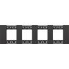Legrand KA4802M4KG Placca copripresa e copri interruttori