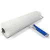 DEWEPRO® Rullo frangibolle Ø123x500mm - Lunghezza dei chiodi 40 mm - Rullo per autolivellante - Rullo a bolle - Supporto Metallico Robusto con Manico Bi-Componente