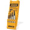 INGCO EasyOut ASE008 - Set di estrattori per viti, 5 pezzi