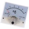 Inzopo 16 Tipi DC Analogico Amperometro Pannello AMP Misuratore di Corrente DC Amp Meter 64x56x52mm Alta Precisione Molte Opzioni Gamma Di Misura - 0-50mA Bianco 050ma