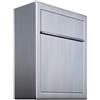 Bravios Cassetta delle lettere, design posta a parete base in acciaio inox - bravios