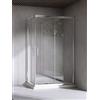 Yellowshop - Box Cabina Doccia Bagno Rettangolare, Dimensioni: 80X120 cm, Cristallo 6mm : Trasparente