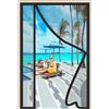 WLMLDM Zanzariera Magnetica Apertura Laterale Nero 110x280cm Zanzariera Porta Finestra Magnetica Anti-Zanzare con Strisce Adesive e Chiodi da Fissaggio per Porta Da Balcone Terrazze